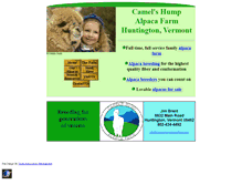 Tablet Screenshot of camelshumpalpacafarm.com